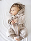 Organic cotton fleece coverall – Cuddly suit