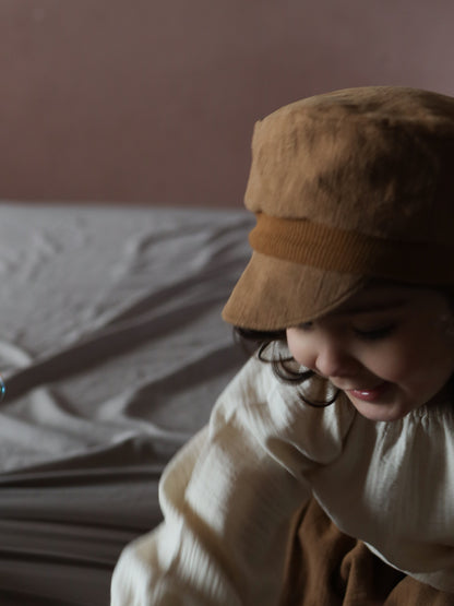 Michel cap linen - Sand