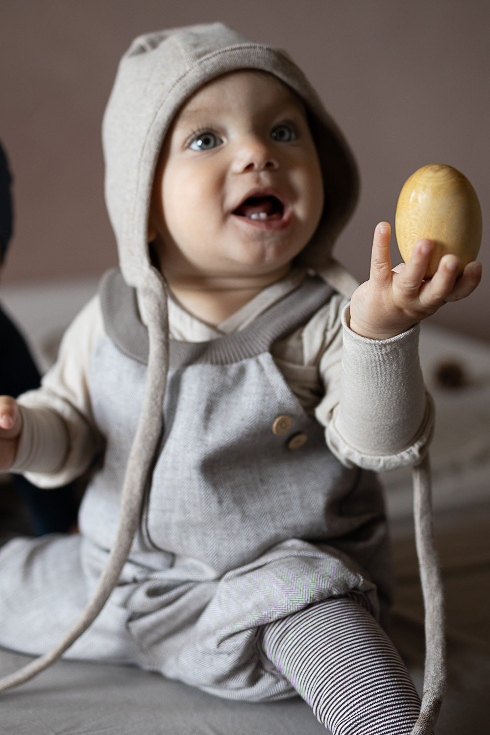 Baby Häubchen Feinstrick