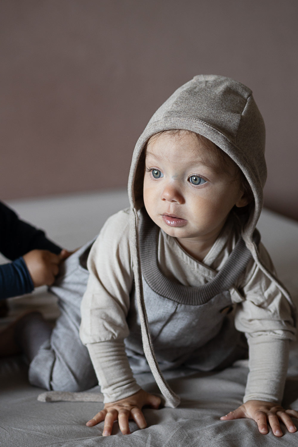 Baby Häubchen Feinstrick