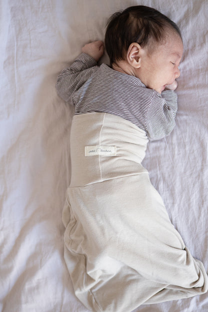 Baby Romper and Sleeping Bag, Cashmere Mix, Sand