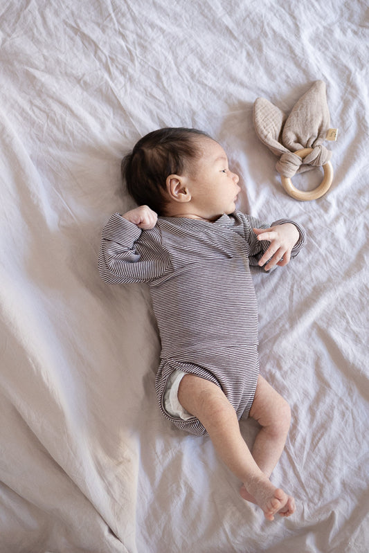 Loopbody Bio-Baumwolle Ringel