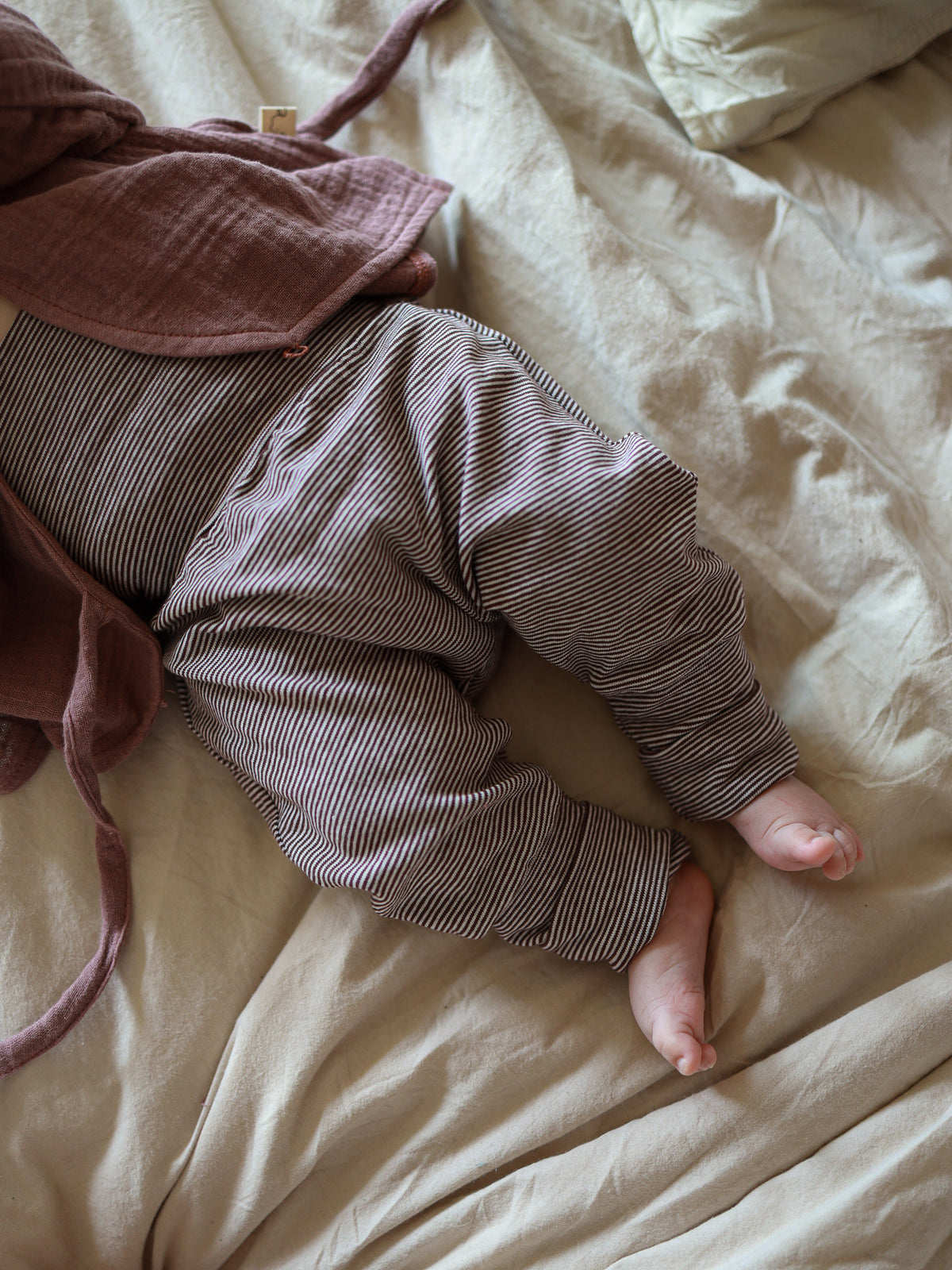 Babyknicker Bio-Baumwolle Ringel