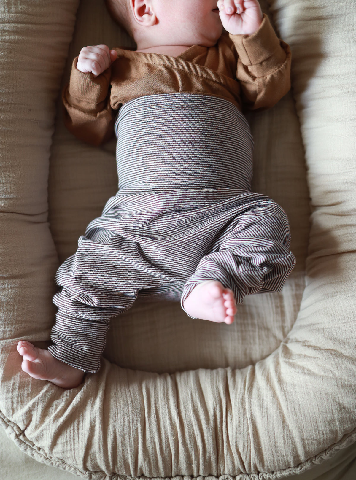 Babyknicker Bio-Baumwolle Ringel