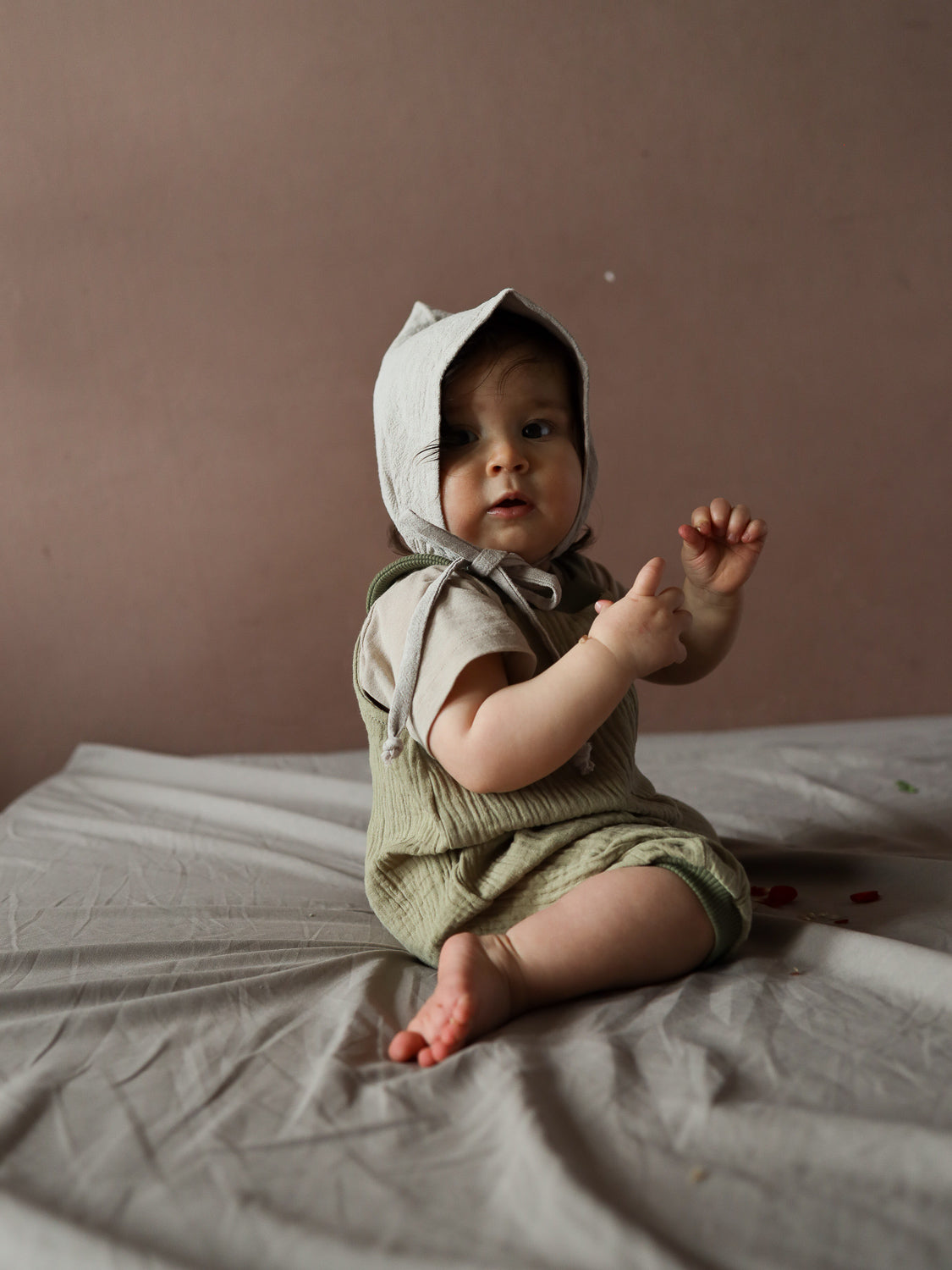Pixie Hat Linen - Sand