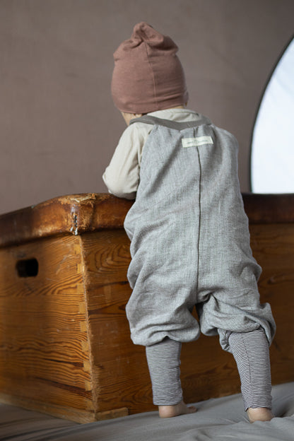 Herringbone dungarees