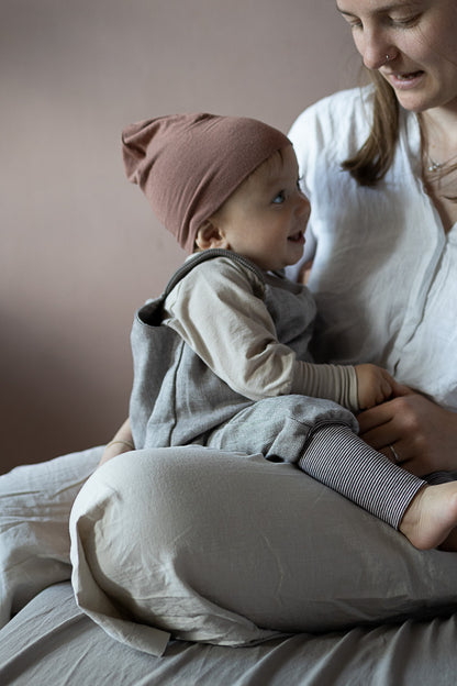Herringbone dungarees