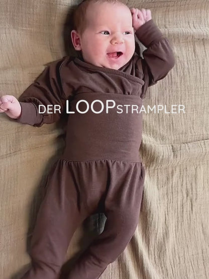 Loopstrampler Kaschmir-Mix - Taube
