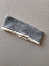 Stirnband Strick Maus mit Teddy Gr S-M