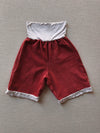 Kurze Buxe Frottee Ziegel Gr 3-4/5Y