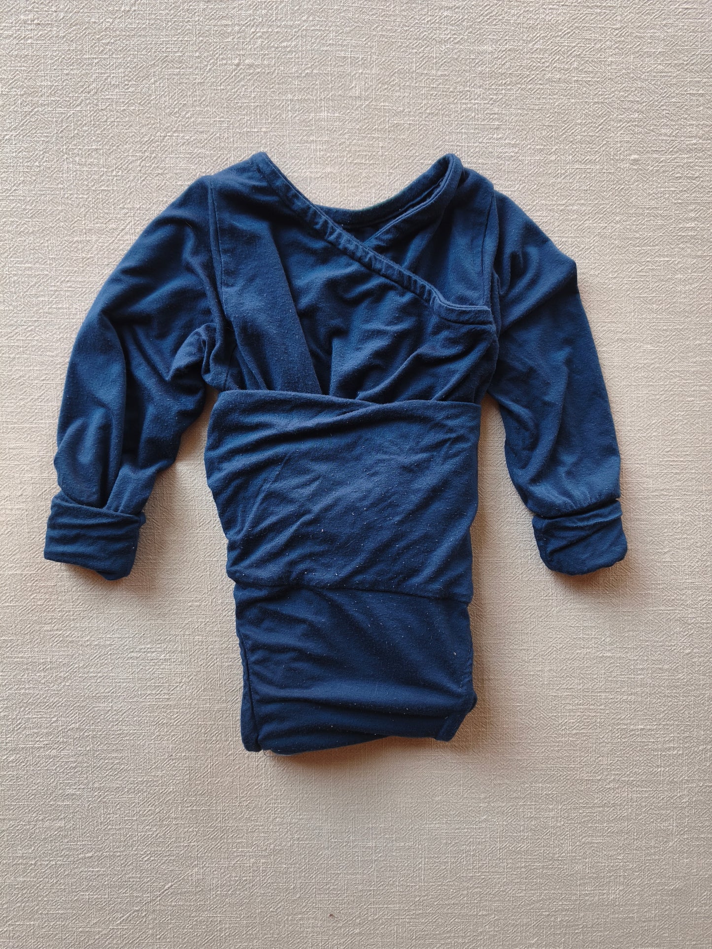 Loopbody bamboo viscose midnight blue, size 1Y