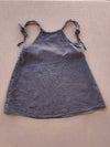 Hängerchen Leinen Jeansblau Gr 6/7Y