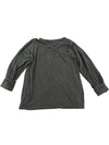 Wrap shirt cashmere blend Dove size 3Y