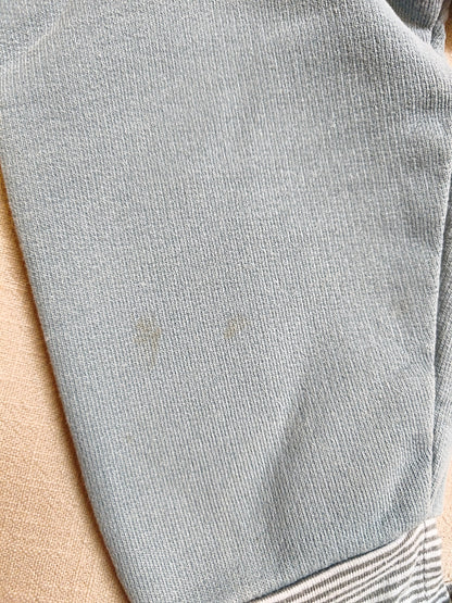 Knopfpulli Sweat Himmelblau Gr. 1