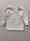 Wickelshirt Kaschmir Mix Natur Gr 2Y / Fadenzieher