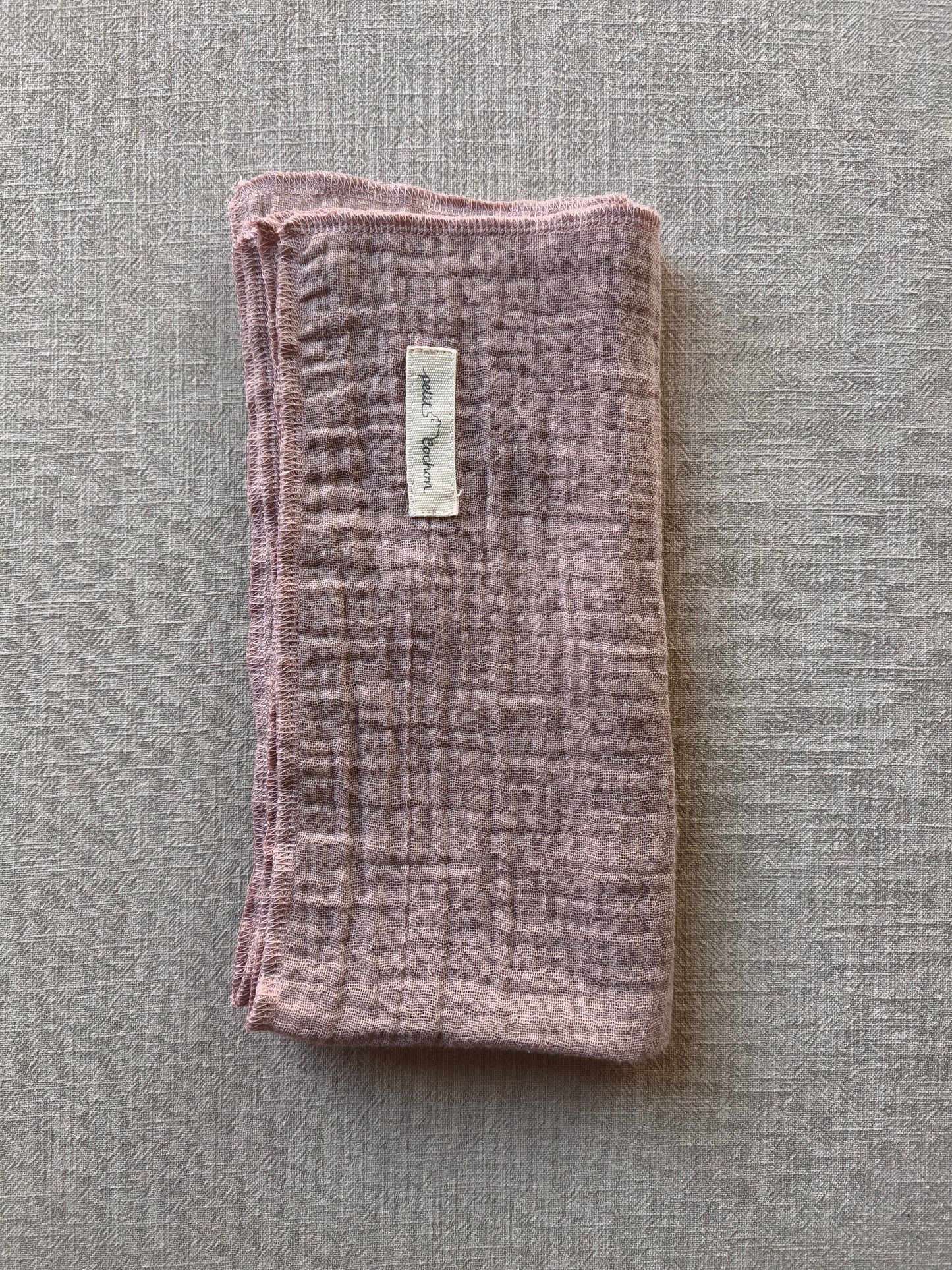 Kleines Tuch Musselin Rosé