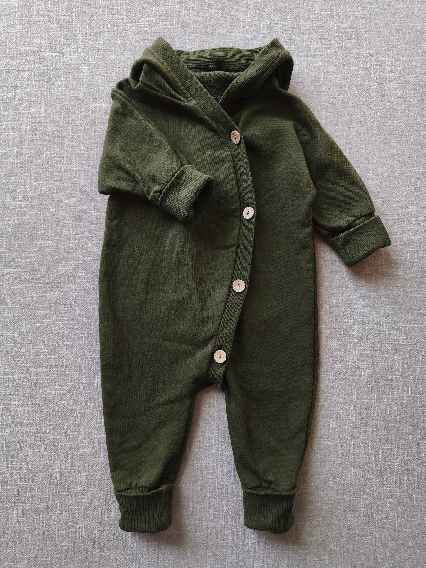 Kuschelanzug Bio Sweat Avocado Gr 6M