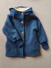 Winter Wichteljacke Wollwalk Ozean mit Teddyfutter Gr 8/9Y