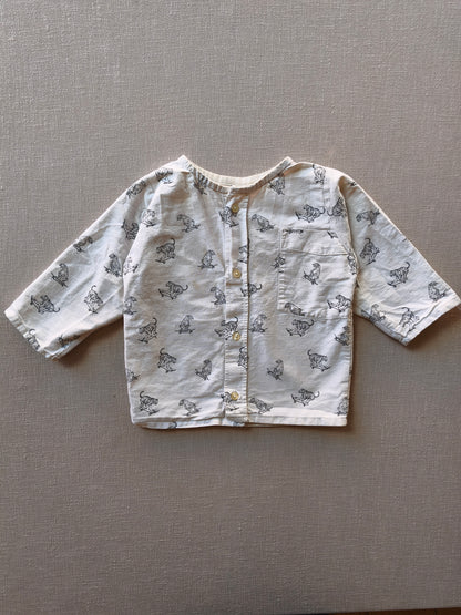 Upcycling Hemd Tiger Gr 3Y