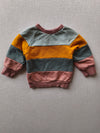 Streifenpulli Sweat Regenbogen Gr 1Y