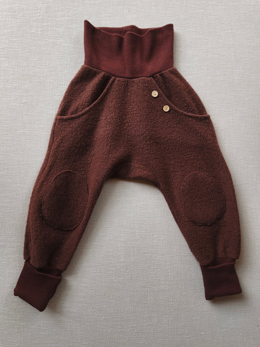 Knickerbocker Wollwalk Kastanie Gr 4/5Y