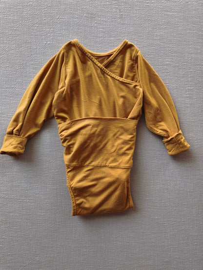 Loopbody bamboo viscose turmeric, size 1Y