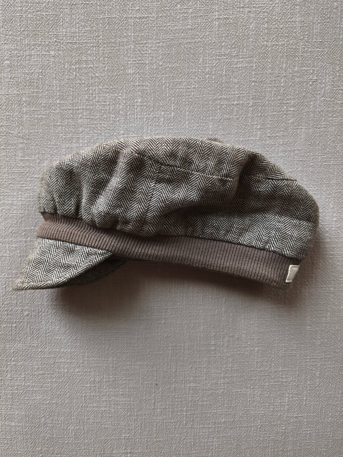 Michelmütze Fischgrat Maus Gr 2-4Y