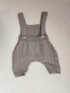 Baby Latzhose Musselin Praline Gr.0M