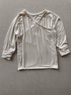 Wickelshirt Kaschmir Mix Natur Gr 1Y / Fadenzieher