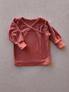 Wickelshirt Bio Jersey Beere Gr 3M