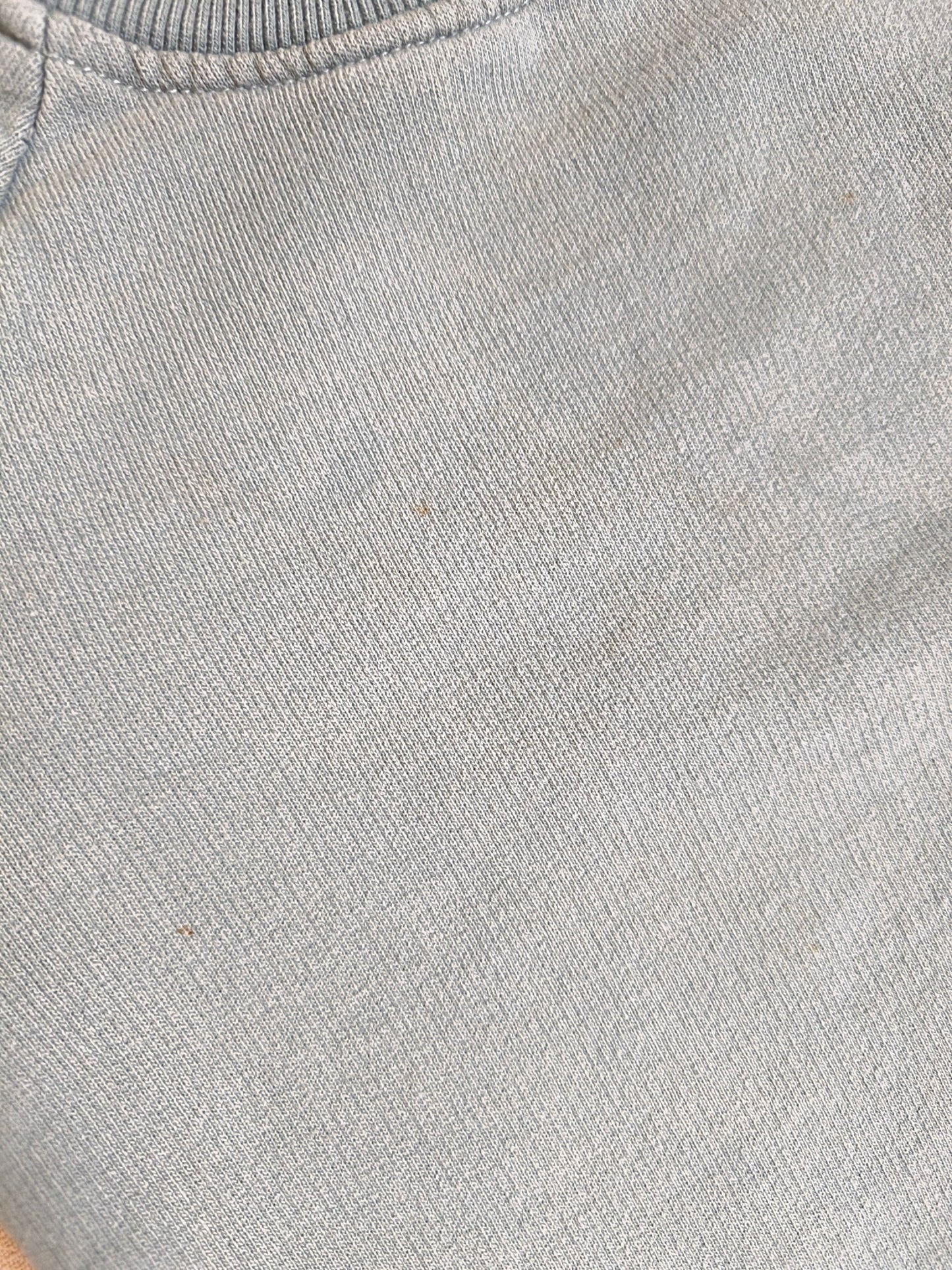 Knopfpulli Sweat Himmelblau Gr. 1