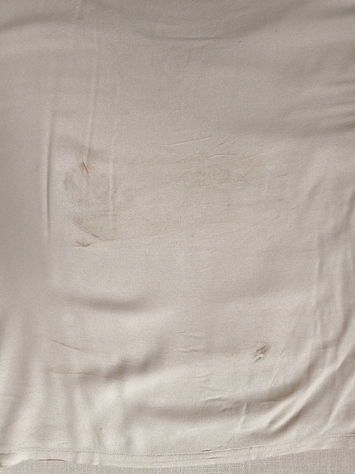 Damen Bluse Dreiviertel Ärmel Viskose Sand Gr. M/L