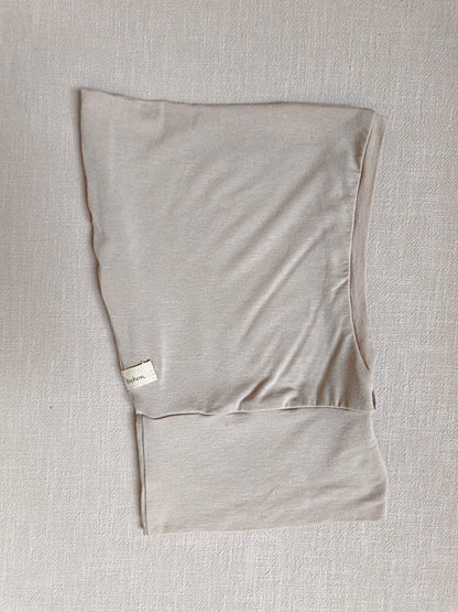 Schlupfmütze Kaschmir Mix Sand Gr. 4/5-9Y