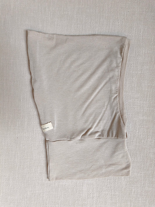 Schlupfmütze Kaschmir Mix Sand Gr. 4/5-9Y