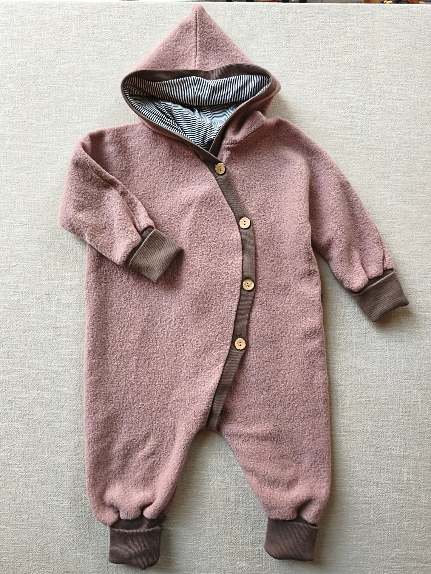 Kuschelanzug Wollwalk Rose Gr 2