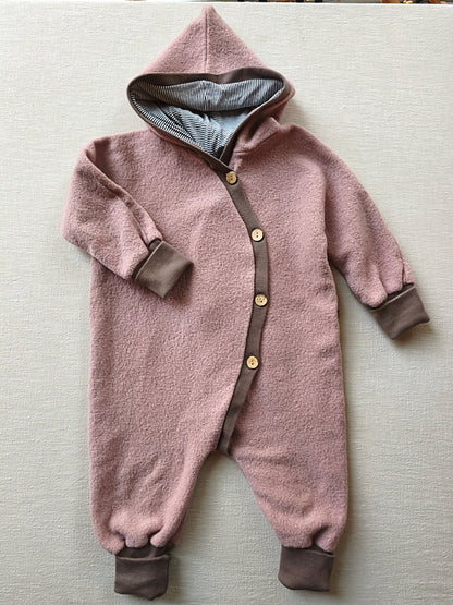 Kuschelanzug Wollwalk Rose Gr 2