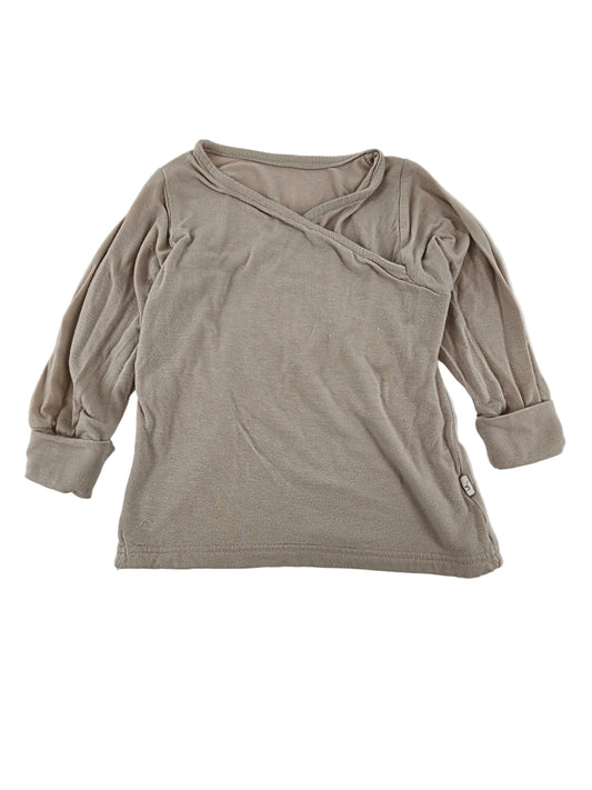 Wickelshirt Kaschmir Mix Sand Gr 3Y
