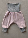 Plush baby knickerbockers rosé, size 0M