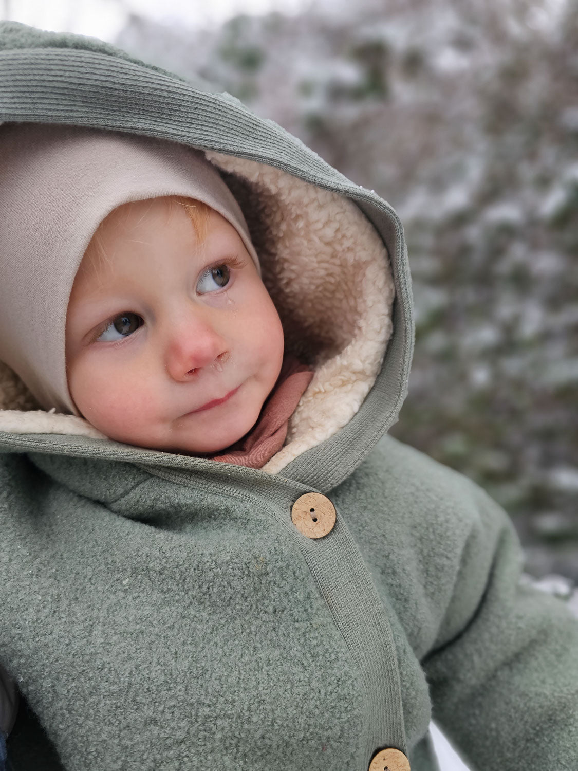Cashmere blend beanie - sand