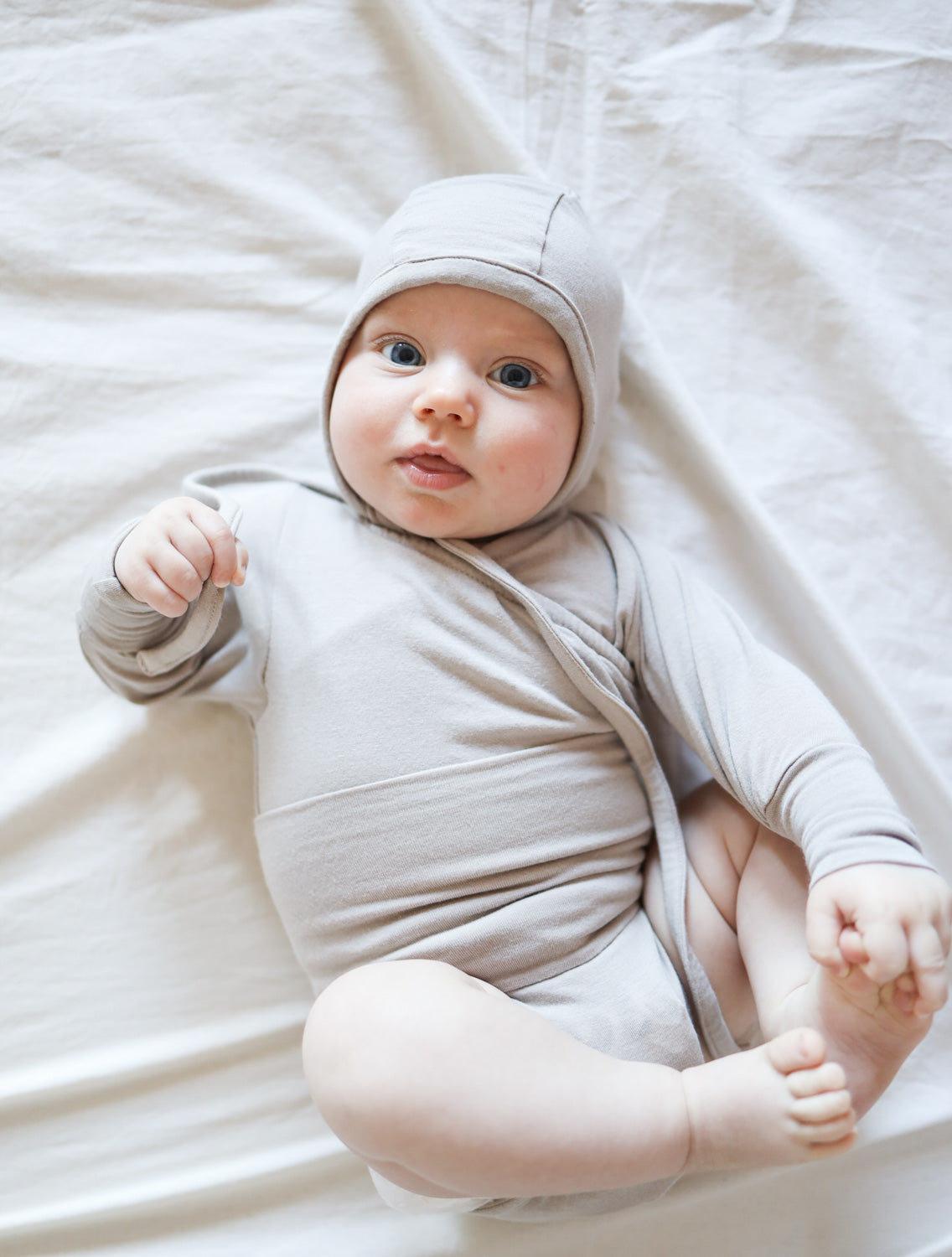 Baby bonnet cashmere mix - sand