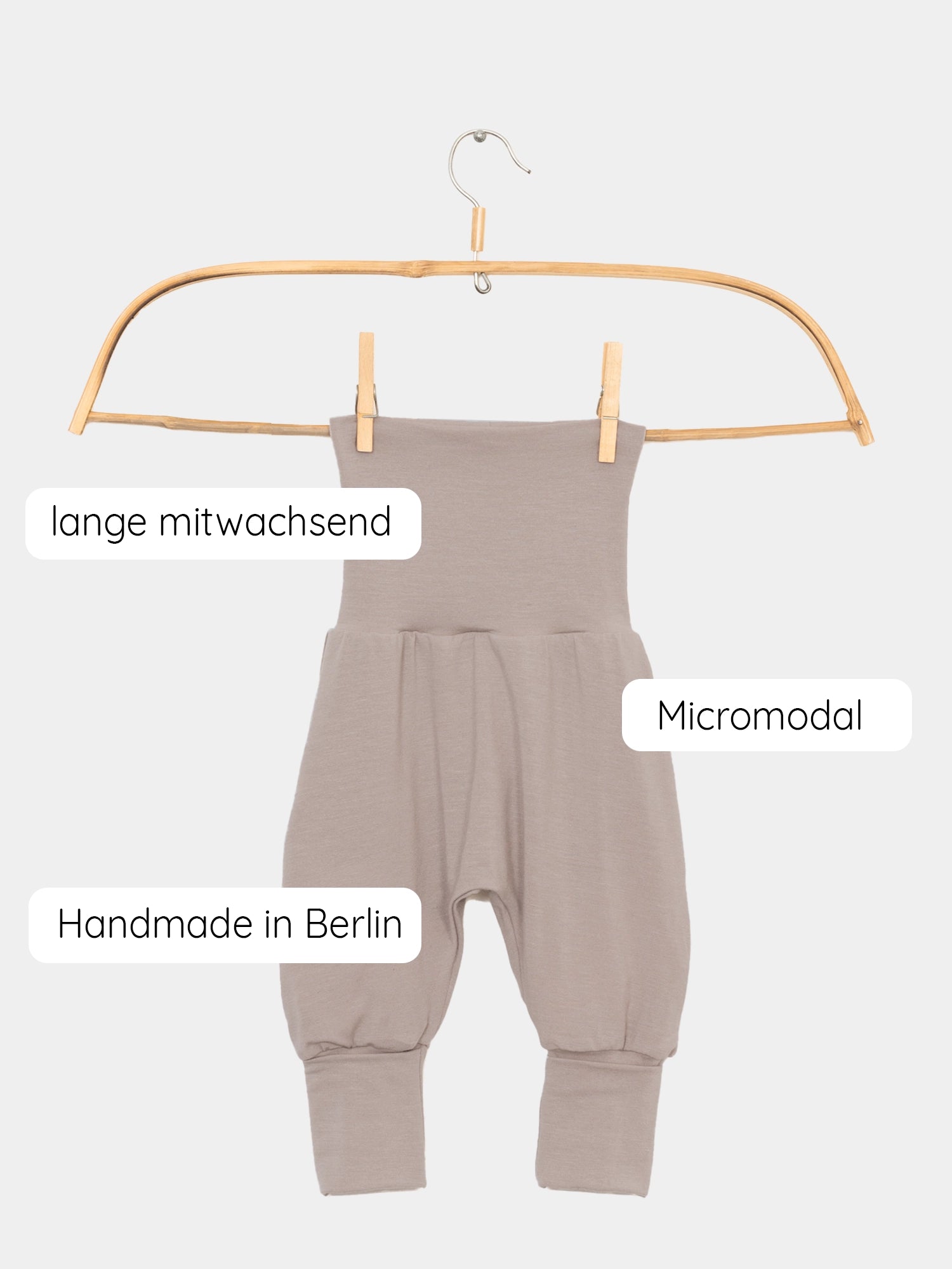 Baby knickers made from micromodal - Praline