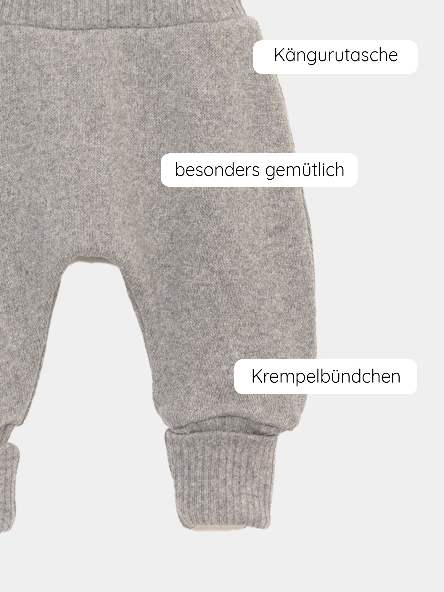 Babyknicker Strick - Maus