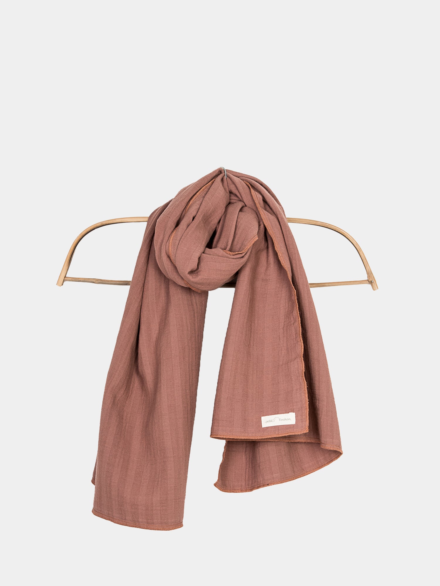 Large cloth organic muslin - cinnamon