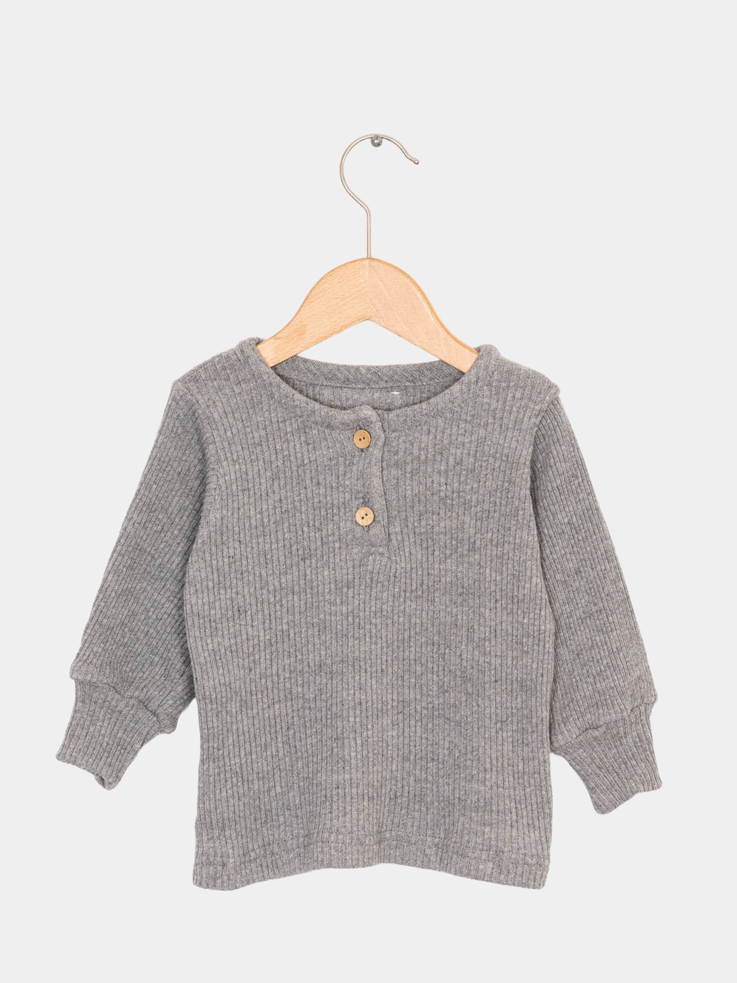 Rib knit shirt - Mouse