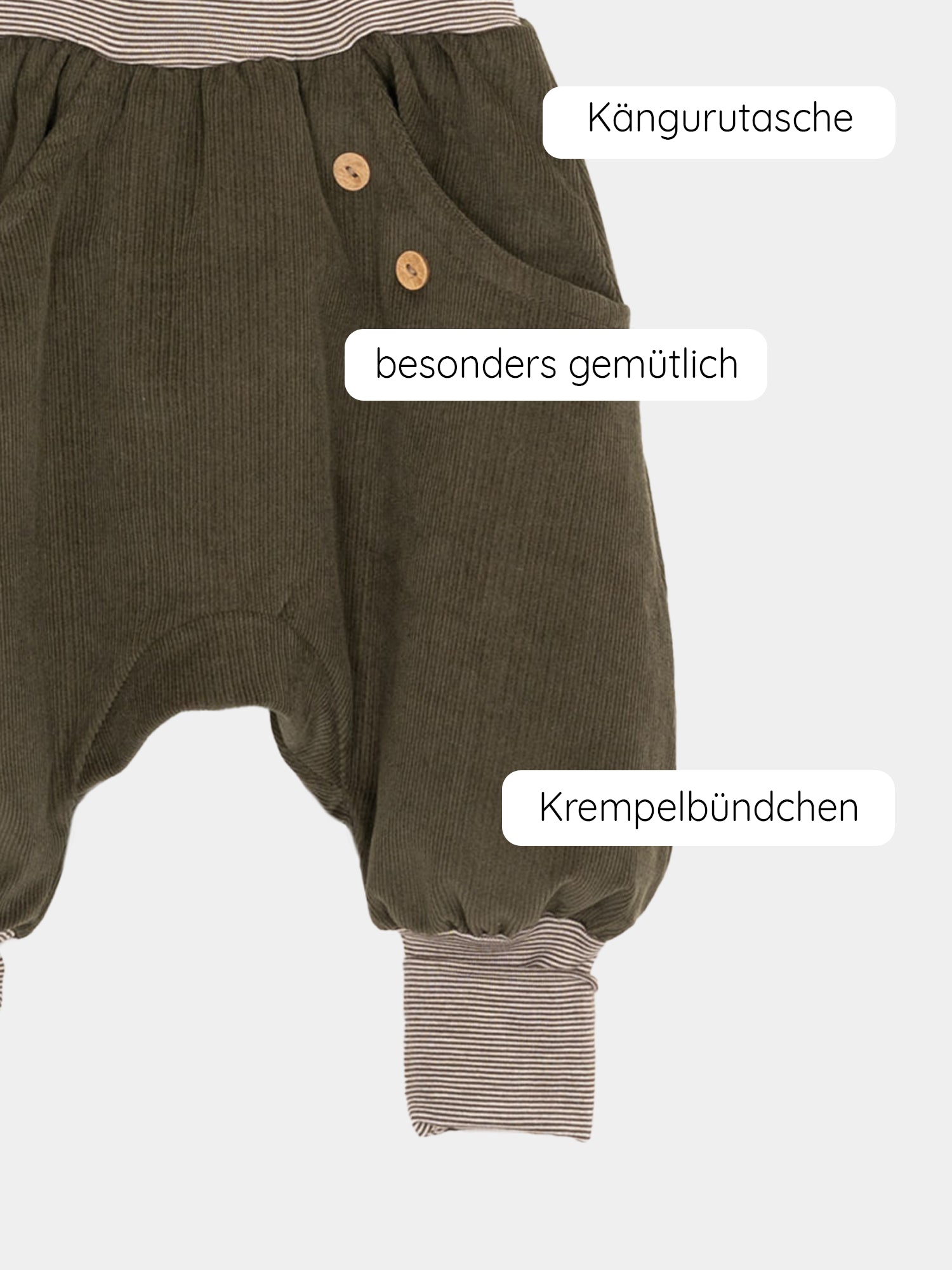 Knickerbocker fine corduroy - avocado