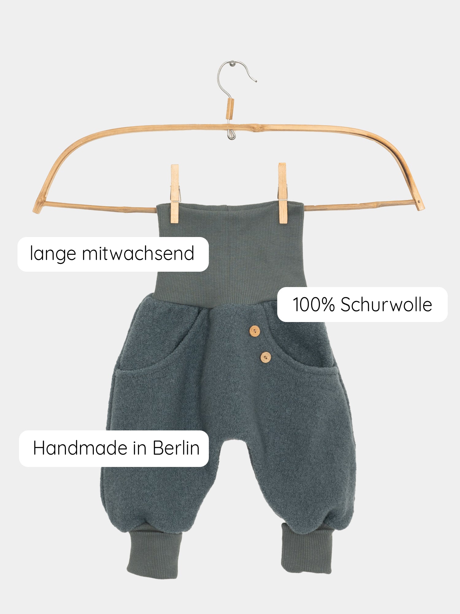 Knickerbocker Wollwalk - Taube