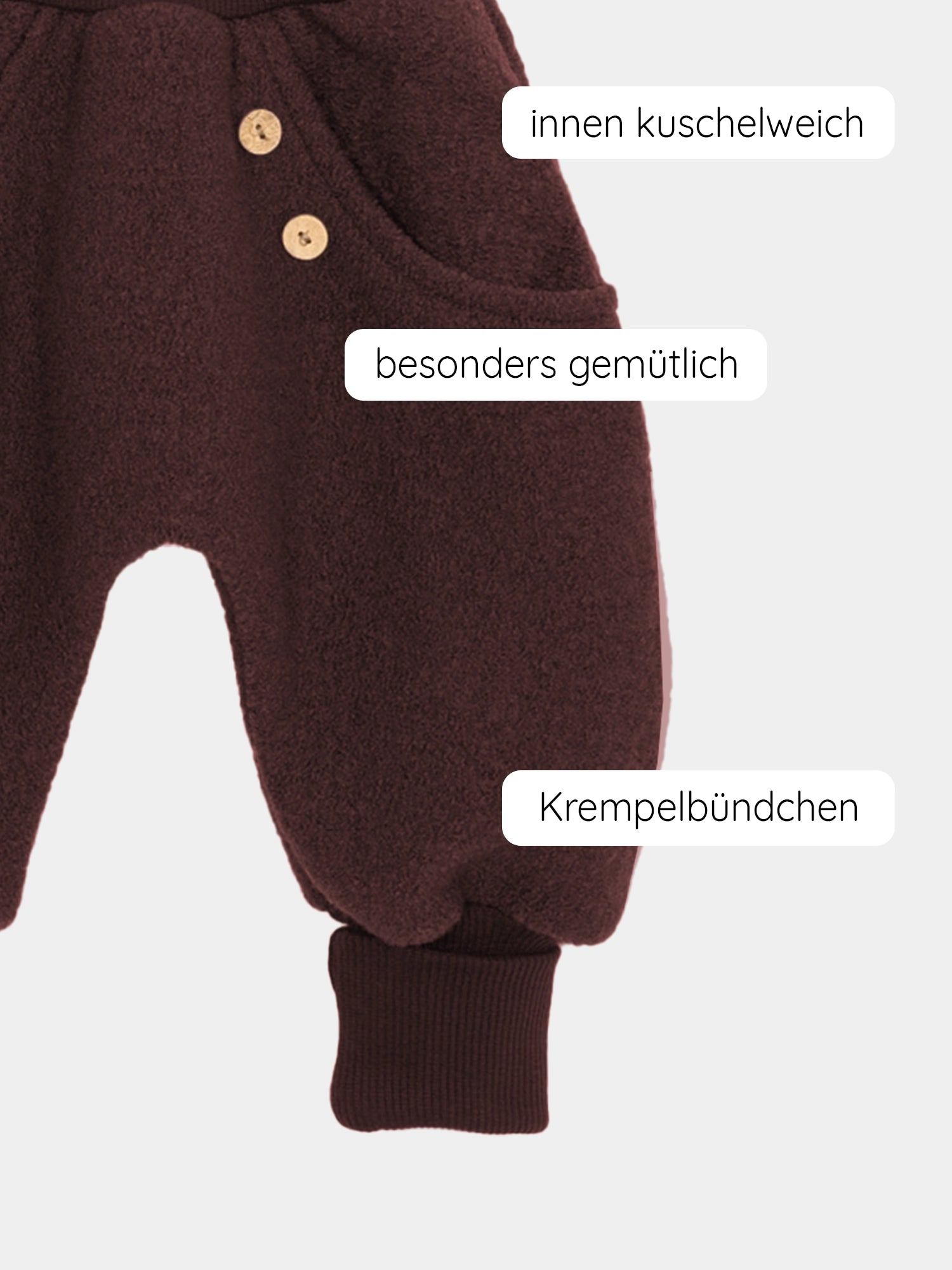 Knickerbocker woolwalk - chestnut