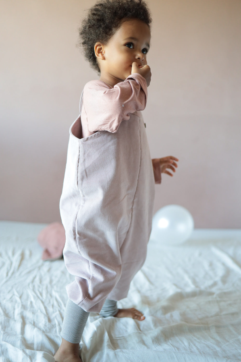 Wickelshirt aus Kaschmir-Mix - Zimt